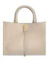 Rebecca Minkoff Small Darren Leather Tote In Stone