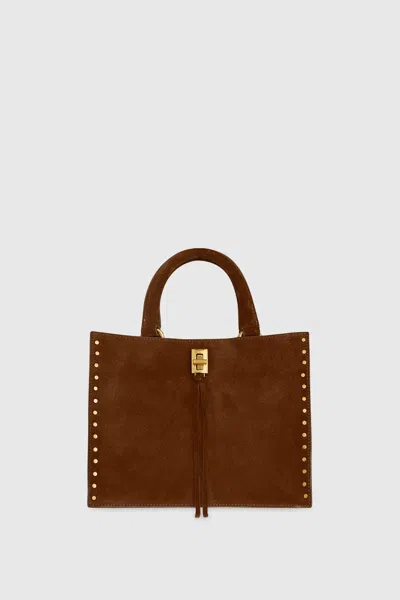 Rebecca Minkoff Darren Small Tote Bag In Brown