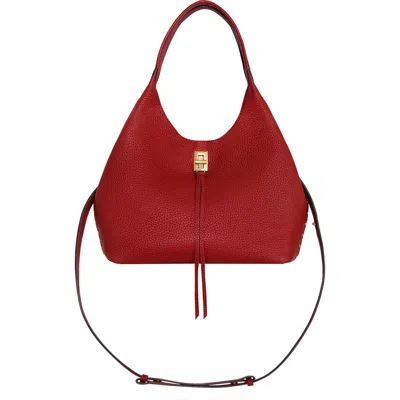 Rebecca Minkoff Darren Studded Leather Carrysome Bag In Red