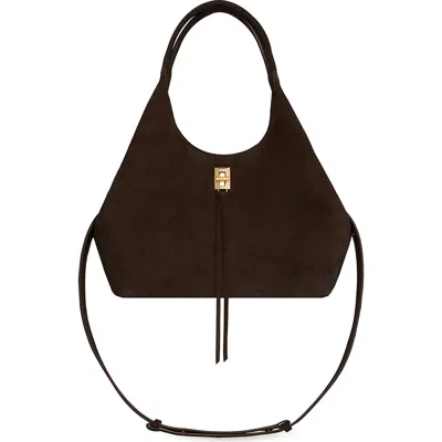 Rebecca Minkoff Darren Suede Carrysome Bag In Brown