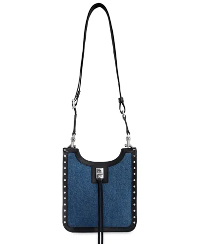 Rebecca Minkoff Darren Surplus Denim Mini Shoulder Handbag In Purple