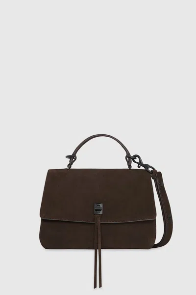 Rebecca Minkoff Darren Top Handle Messenger Bag In Brown