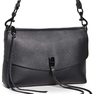Rebecca Minkoff Women's Darren Leather Shoulder Bag In Black