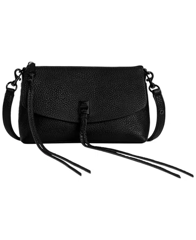 Rebecca Minkoff Darren Top Zip Small Crossbody Bag In Black