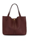 Rebecca Minkoff Darren Unlined Tote Bag In Brown