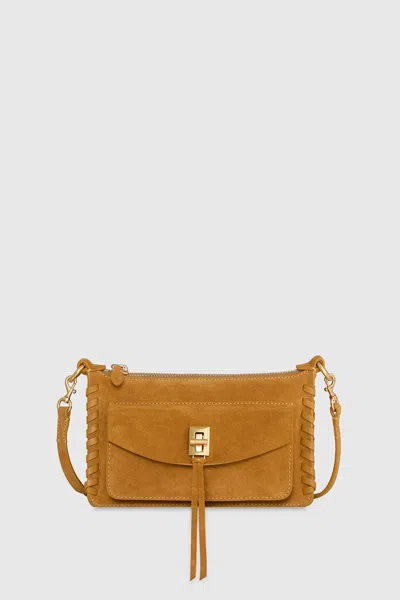 Rebecca Minkoff Darren Whipstitch Mini Top Zip Crossbody Bag