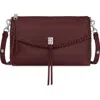 Rebecca Minkoff Darren Whipstitch Shoulder Bag In Red