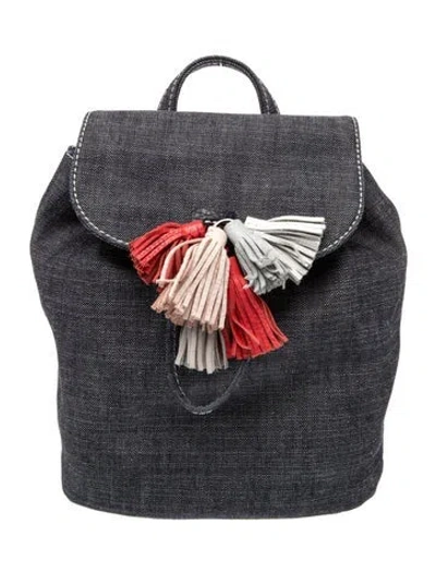 Pre-owned Rebecca Minkoff Denim Backpack In Blue