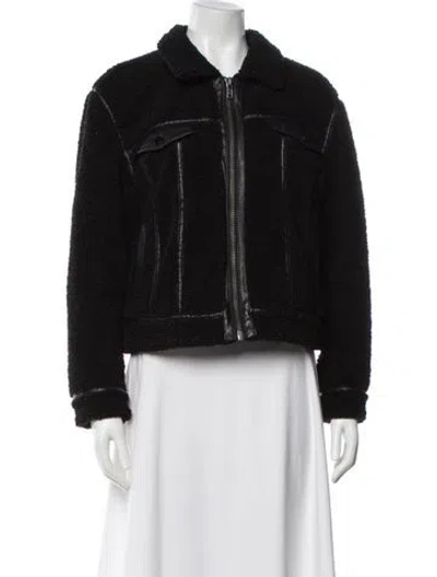 Pre-owned Rebecca Minkoff Denim Jacket In Black