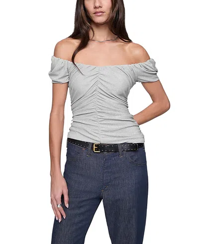 REBECCA MINKOFF DEVIN OFF SHOULDER TOP