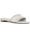 Rebecca Minkoff Dome Leather Sandal In Animal Print