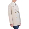 Rebecca Minkoff Double Face Jacket In Stone