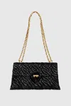 REBECCA MINKOFF DOUBLE GUSSET CROSSBODY WITH CHAIN QUILT BAG