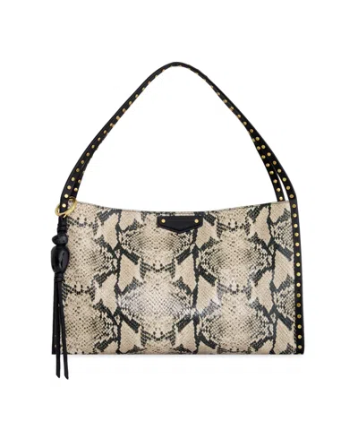 Rebecca Minkoff Dylan Leather Medium Shoulder Handbag In Brown