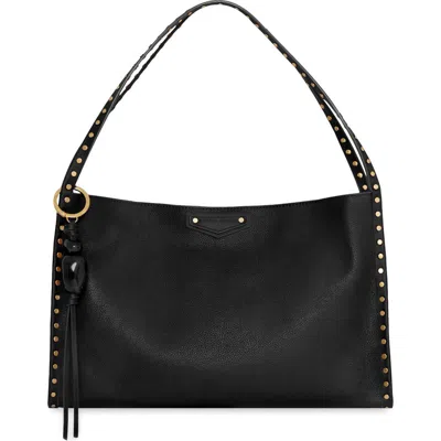 Rebecca Minkoff Dylan Leather Shoulder Bag In Black