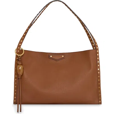 Rebecca Minkoff Dylan Medium Leather Shoulder Bag In Brown