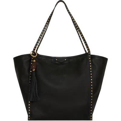 Rebecca Minkoff Dylan Large Studded Leather Tote In Black
