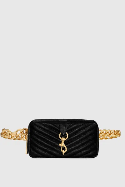 Rebecca Minkoff Edie Belt Bag In Black