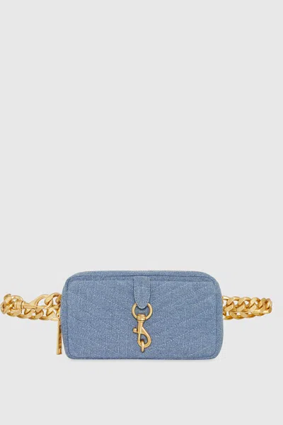 Rebecca Minkoff Edie Belt Bag In Blue