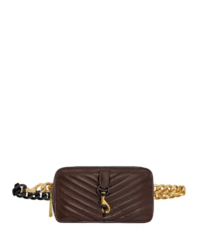 Rebecca Minkoff Edie Belt Bag In Brandy