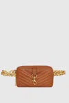 Rebecca Minkoff Edie Leather Belt Bag In Brown