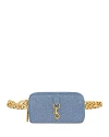 Rebecca Minkoff Edie Quilted Denim Belt Bag In Denim