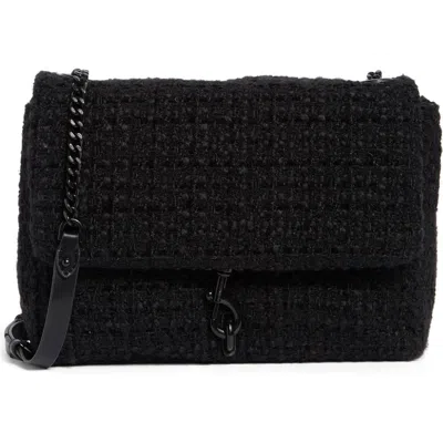 Rebecca Minkoff Edie Bouclé Flap Shoulder Bag In Animal Print