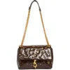 Rebecca Minkoff Edie Celestial Stud Crossbody Bag In Brown