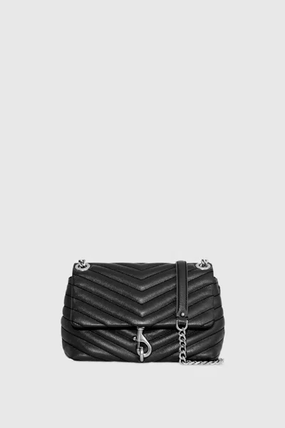 Rebecca Minkoff Edie Crossbody Bag In Black