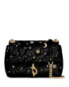 Rebecca Minkoff Edie Flap Shoulder With Celestial Stars In Black