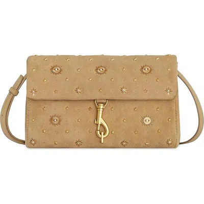Rebecca Minkoff Edie Evil Eye Crossbody Bag In Brown