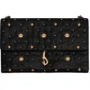 Rebecca Minkoff Edie Large Shoulder Bag With Evil Eye Studs In Black
