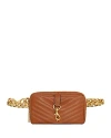 Rebecca Minkoff Edie Leather Belt Bag In Caramello