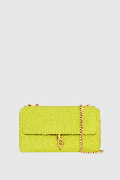 Rebecca Minkoff Edie Medium Crossbody Bag In Chartreuse