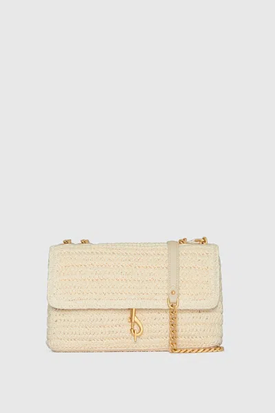 Rebecca Minkoff Edie Medium Crossbody Bag In Porcelain