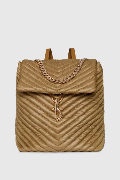 Rebecca Minkoff Edie Nylon Backpack Bag In Brown