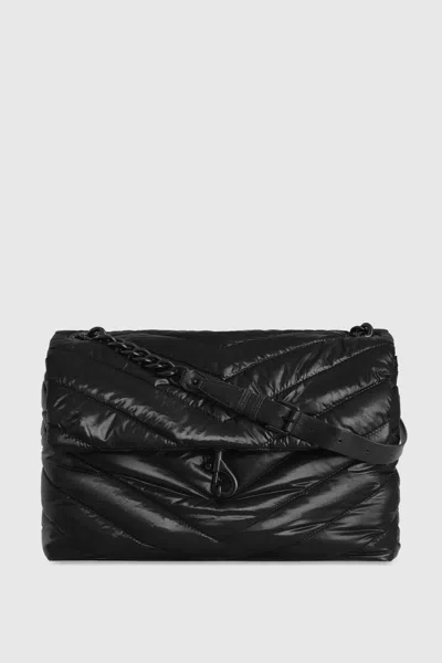 Rebecca Minkoff Edie Nylon Xl Shoulder Bag In Black