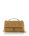 Rebecca Minkoff Edie Shoulder Bag In Natural/tan