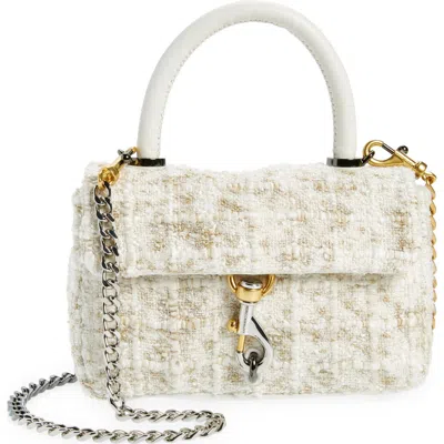 Rebecca Minkoff Edie Top Handle Bag In Camel/paper
