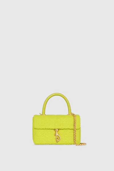 Rebecca Minkoff Edie Top Handle Bag In Chartreuse
