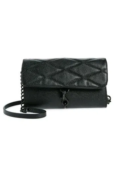 Rebecca Minkoff Edie Wallet On A Chain In Black