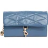 Rebecca Minkoff Edie Wallet On A Chain In Cielo