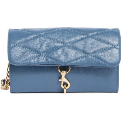 Rebecca Minkoff Edie Wallet On A Chain In Cielo