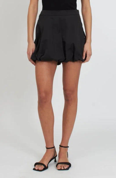 Rebecca Minkoff Elton Bubble Miniskirt In True Black