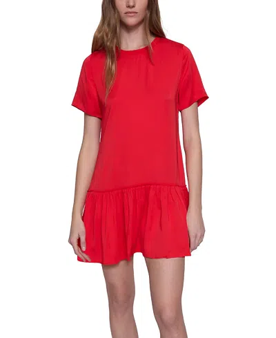 Rebecca Minkoff Emery T-shirt Dress In Flame