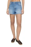 Rebecca Minkoff Emily Studded Short In Bleeker Wash