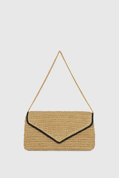 Rebecca Minkoff Envelope Clutch Bag In Brown