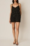 Rebecca Minkoff Fallon Mini Dress Romper In True Black