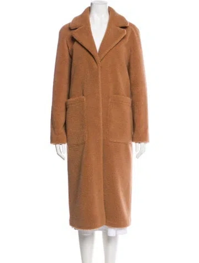 Pre-owned Rebecca Minkoff Faux Fur Coat In Brown