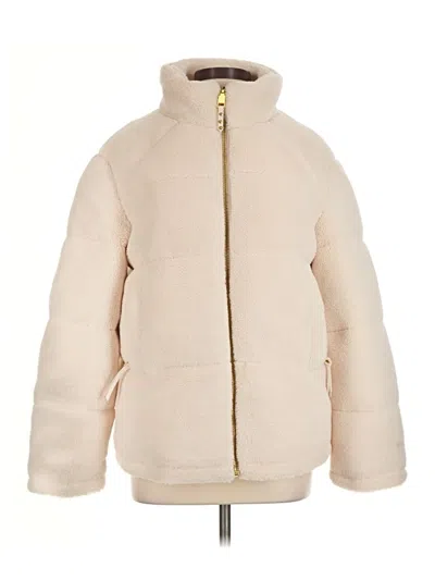 Pre-owned Rebecca Minkoff Faux Fur Jacket In Ivory